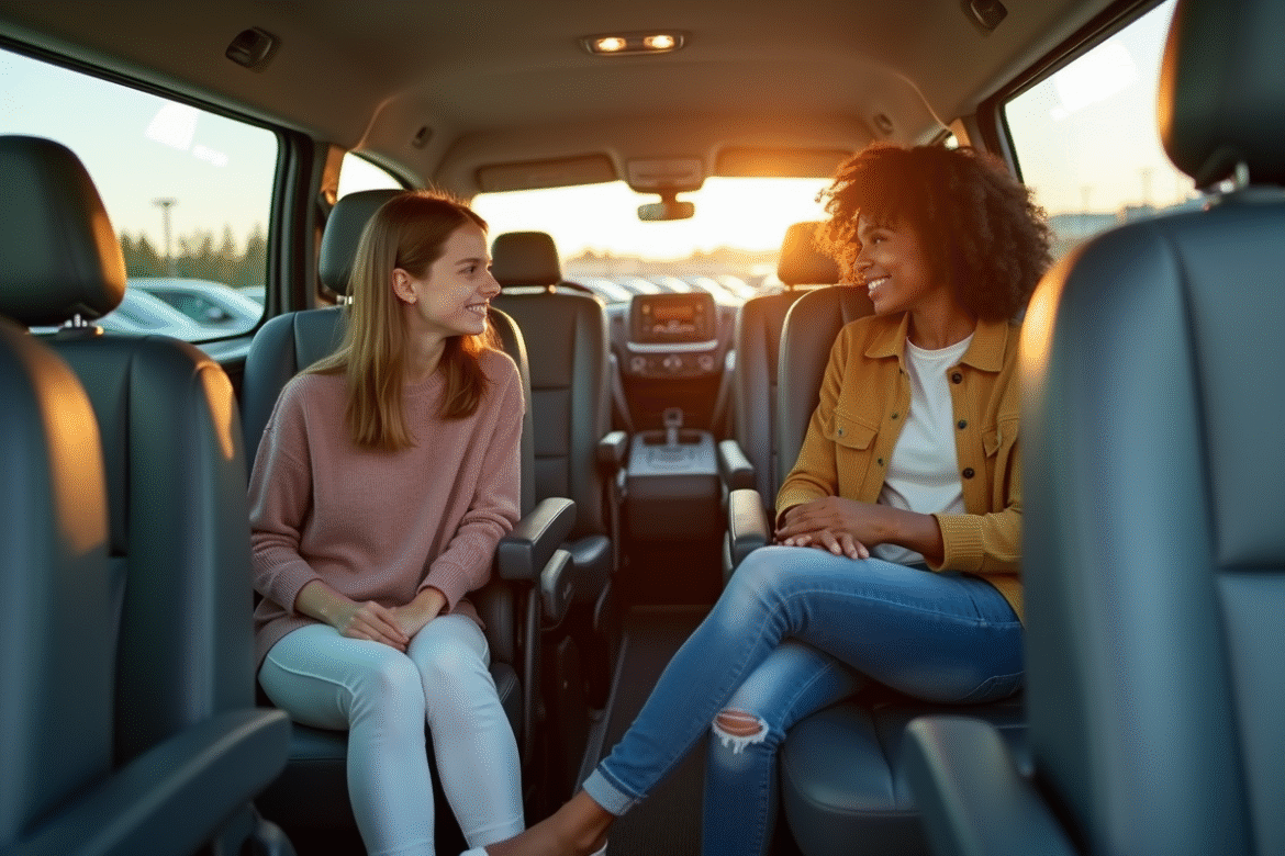 Van familial spacieux et moderne en concession